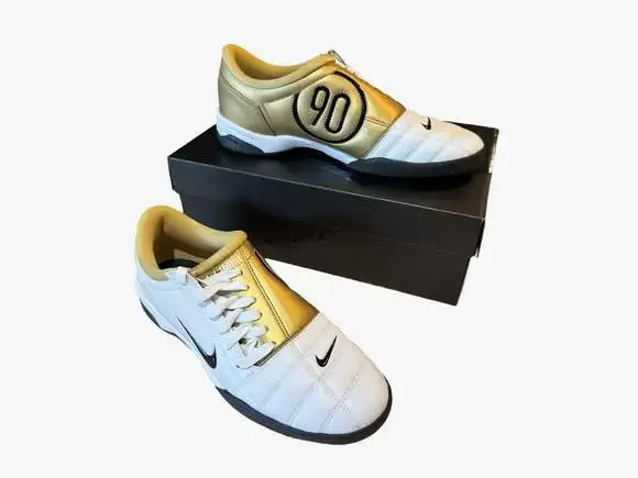 Nike Total 90 III SP White Metallic Gold HJ9351-101 Indoor Soccer Shoes - Picture 16 of 16
